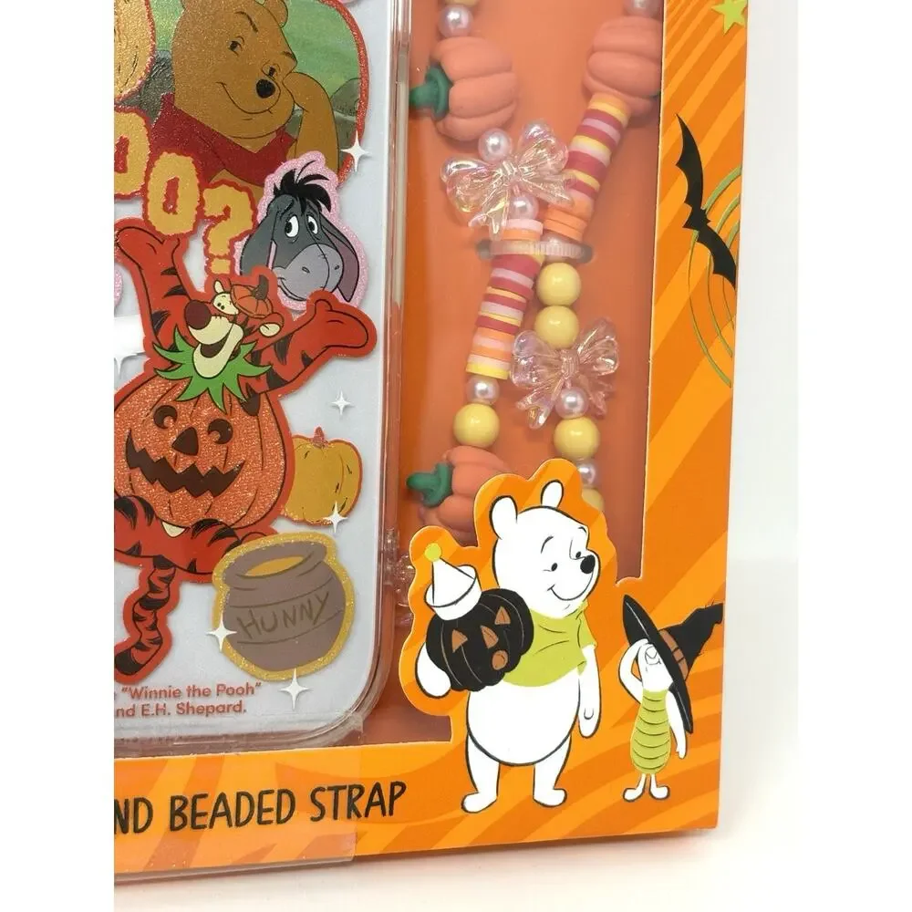 Disney Winnie The Pooh Halloween Skinnydip iPhone 16 Pro Max Case Beaded Strap